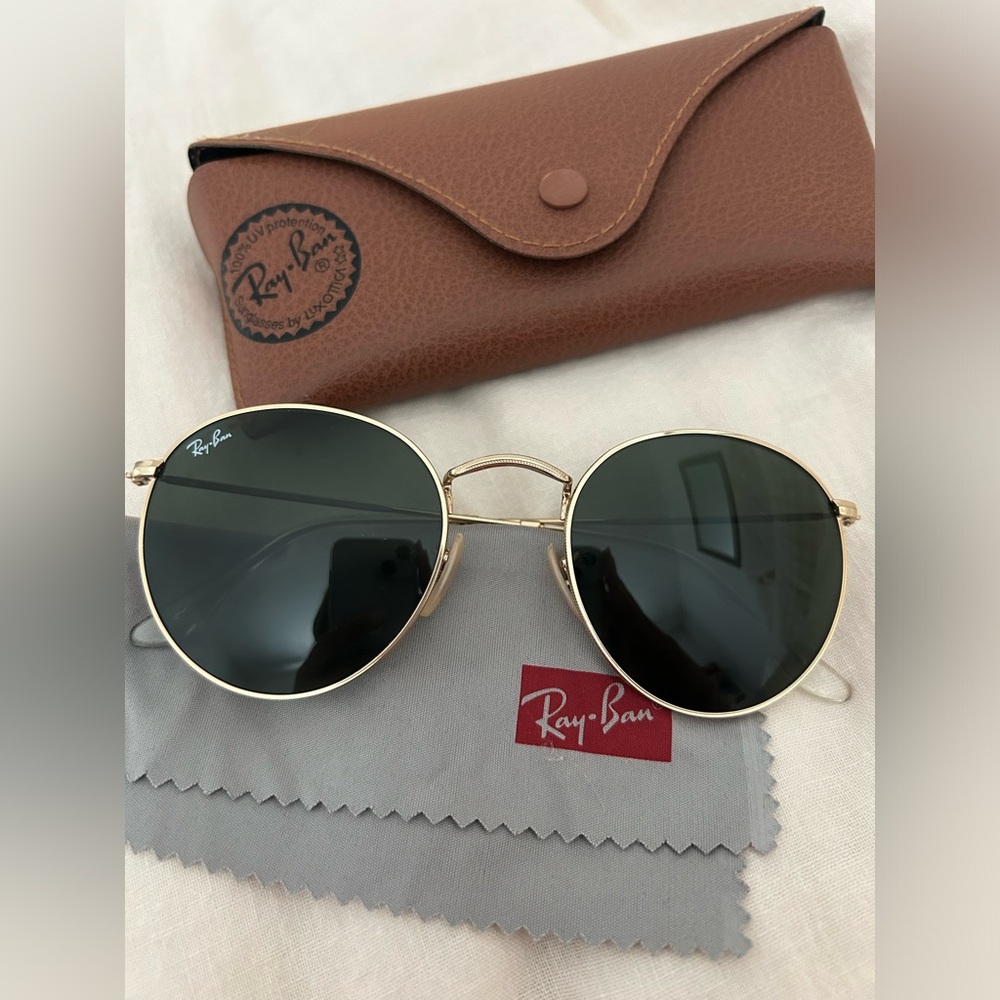 Rayban Round Metal Sunglasses